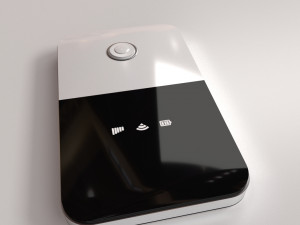 portable wifi router 3D-Modell
