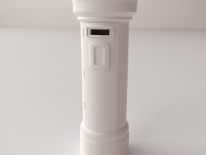 london post box Modèle 3D