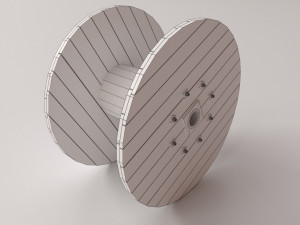 cable drum 3Dモデル