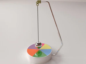 자기 진자 3D 모델