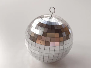 boule disco Modèle 3D