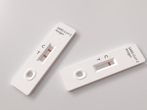 covid-19 rapid test kit 3D Model