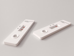 covid-19 rapid test kit 3D Model