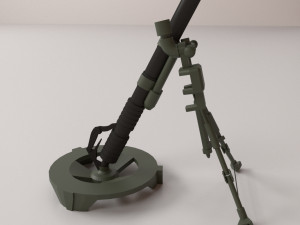 m224 mortar 3D Model
