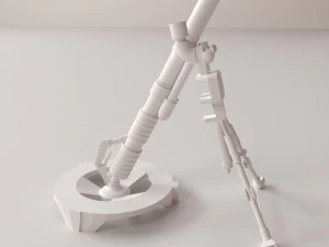 m224 mortar 3D Model