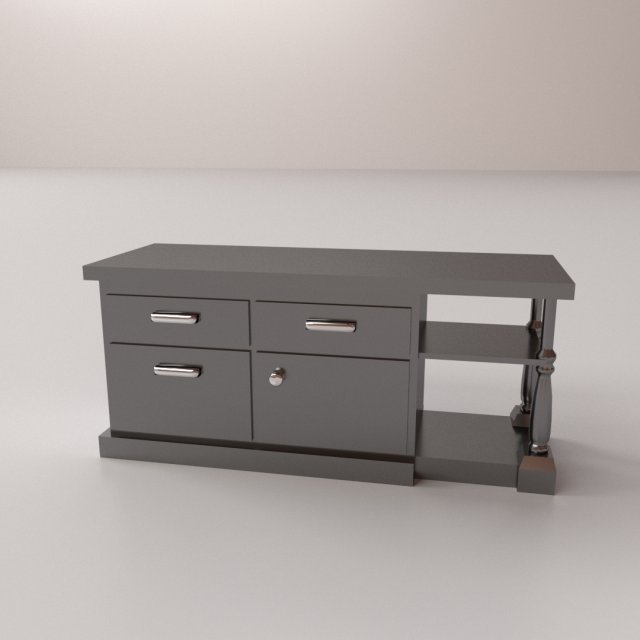 kitchen island Modelo 3D .c4d .max .obj .3ds .fbx .stl .blend 