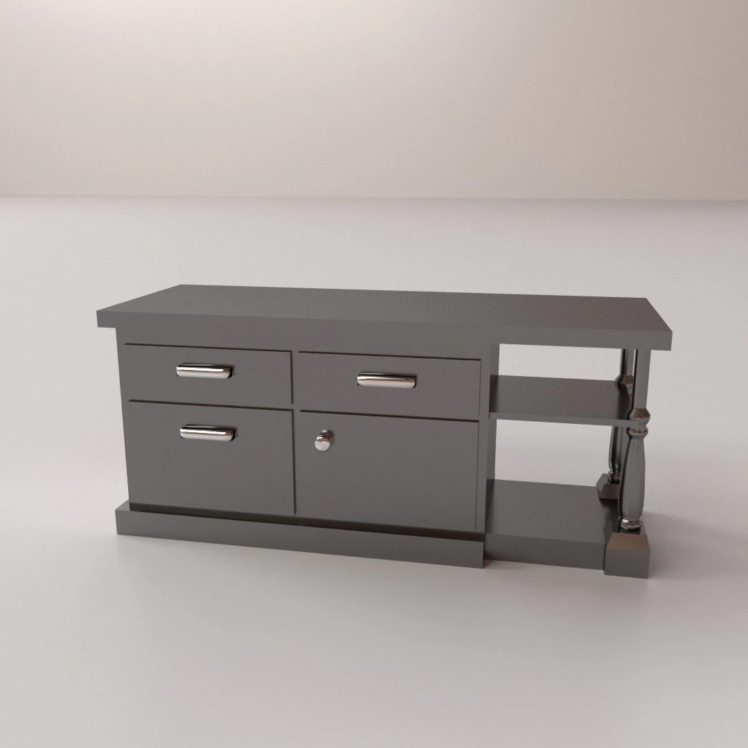 kitchen island 3D Model .c4d .max .obj .3ds .fbx .stl .blend 