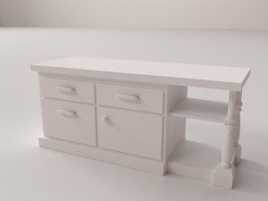kitchen island Modelo 3D