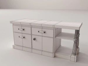 kitchen island 3D Model