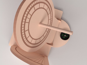 wooden sundial 3D 模型
