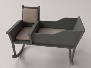 baby rocking chair Modèle 3D
