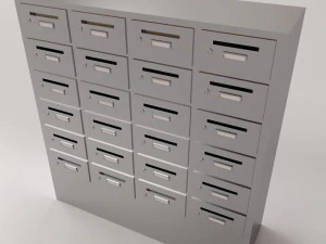 apartment mailbox 3D Model