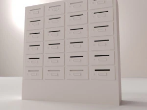 apartment mailbox 3D Model