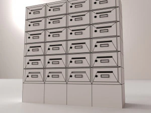 apartment mailbox 3D Model