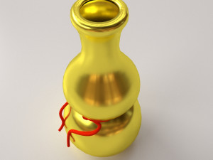 golden wu lou 3D Модель