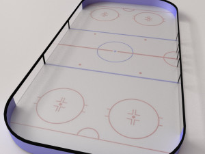 ice skating rink 3D 模型