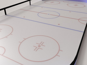ice skating rink Model 3D