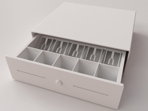 cash drawer 3D 모델