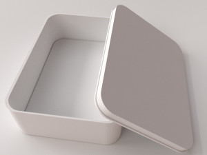 rectangle tin can 3D Model
