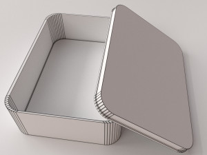 rectangle tin can 3D Model
