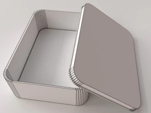 rectangle tin can 3D Model