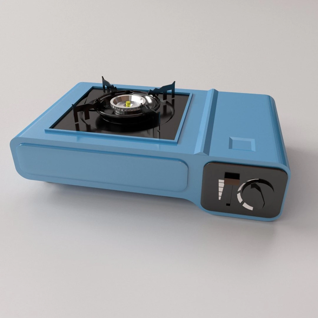 camping stove 3D Model .c4d .max .obj .3ds .fbx .stl .blend 