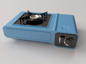 캠핑 스토브 3D 모델