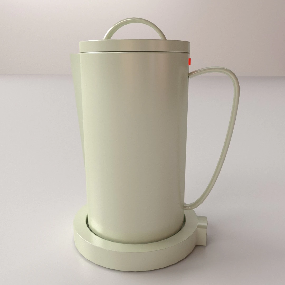 kettle 3D Model .c4d .max .obj .3ds .fbx .stl .blend 