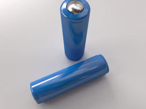 lithium ion 18650 battery 3D Model