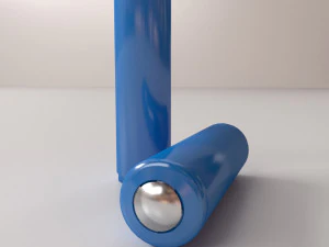 lithium ion 18650 battery 3D Model