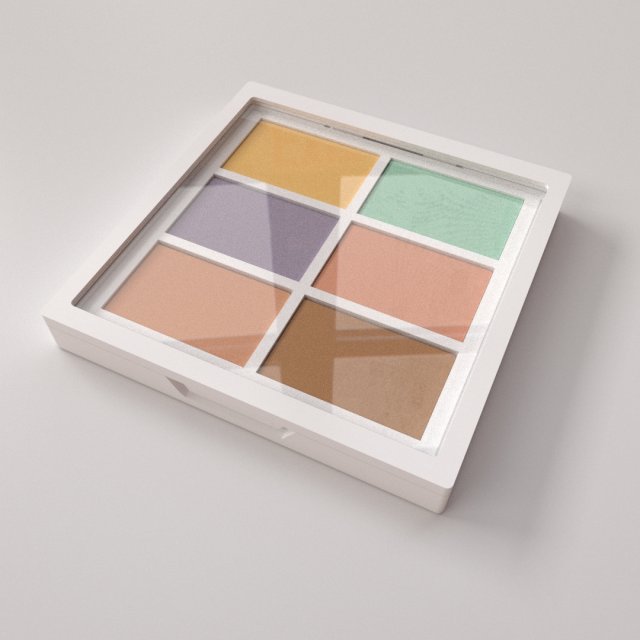 Concealer Palette 3Dモデル .c4d .max .obj .3ds .fbx .stl .blend 