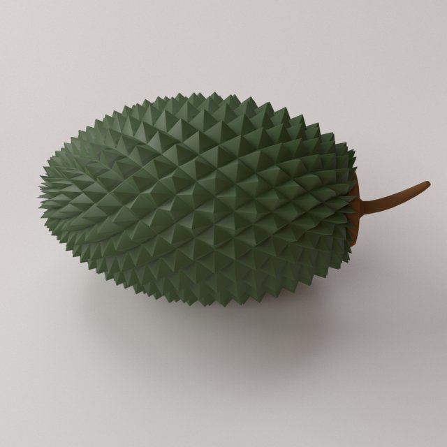 Durian Model 3D .c4d .max .obj .3ds .fbx .stl .blend 