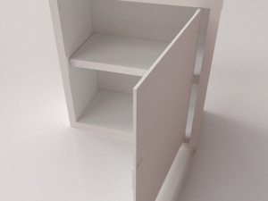 First Aid Glass Cabinet 3D मॉडल