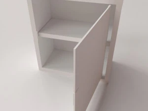 First Aid Glass Cabinet 3D Model