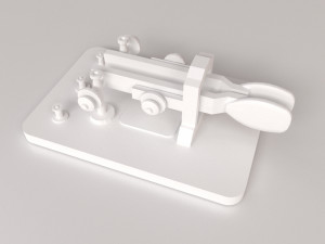 Dual Paddle Key Modelo 3D