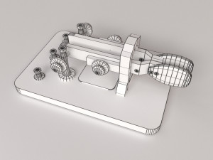 Dual Paddle Key Modelo 3D