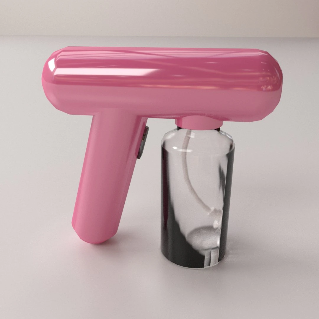 Nano Sprayer v2 3D Model .c4d .max .obj .3ds .fbx .stl .blend