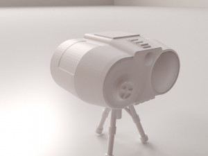 Laser Target Locator Modelo 3D