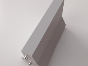 Concrete Barricade 3Dモデル