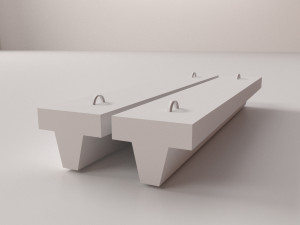 Concrete Beam 3D Model