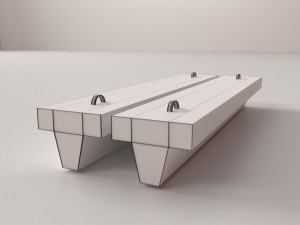 Concrete Beam 3D Model