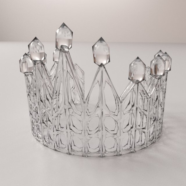 Ice Crown Modelo 3D .c4d .max .obj .3ds .fbx .stl .blend 