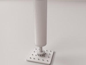 Suction Stand Punching Bag 3D Model