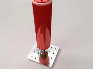 Sacco da boxe con supporto a ventosa Modello 3D