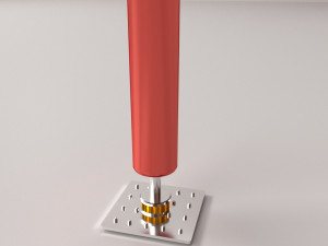 Suction Stand Punching Bag 3D Model