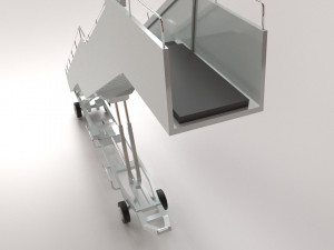 Airplane Staircase 3D Model