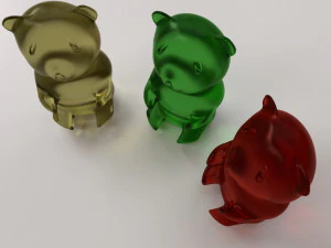 Ours gommeux Modèle 3D