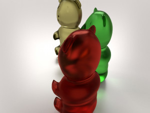 Gummy Bear Model 3D