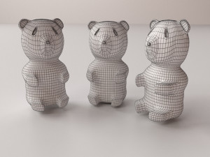 Gummy Bear Model 3D