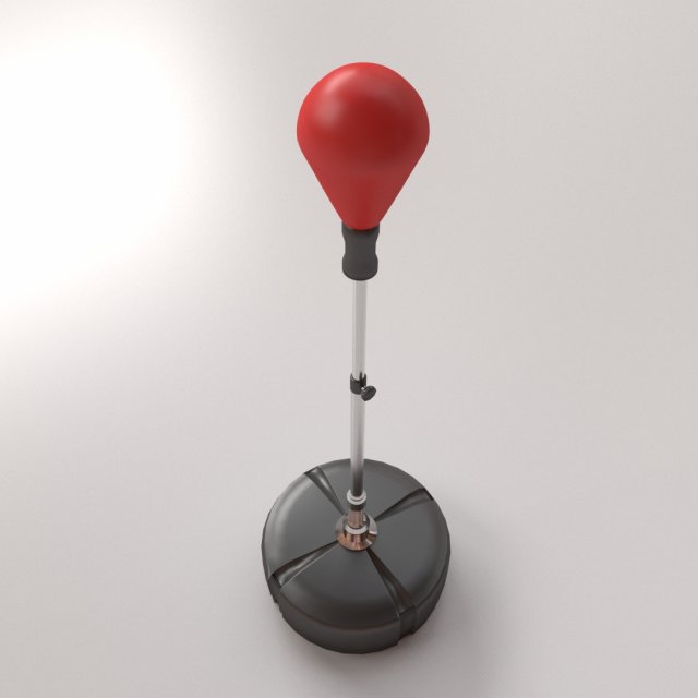 Punching Ball 3D 模型 .c4d .max .obj .3ds .fbx .stl .blend 